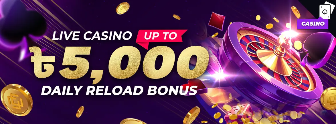 Casino 20% Daily Reload Bonus